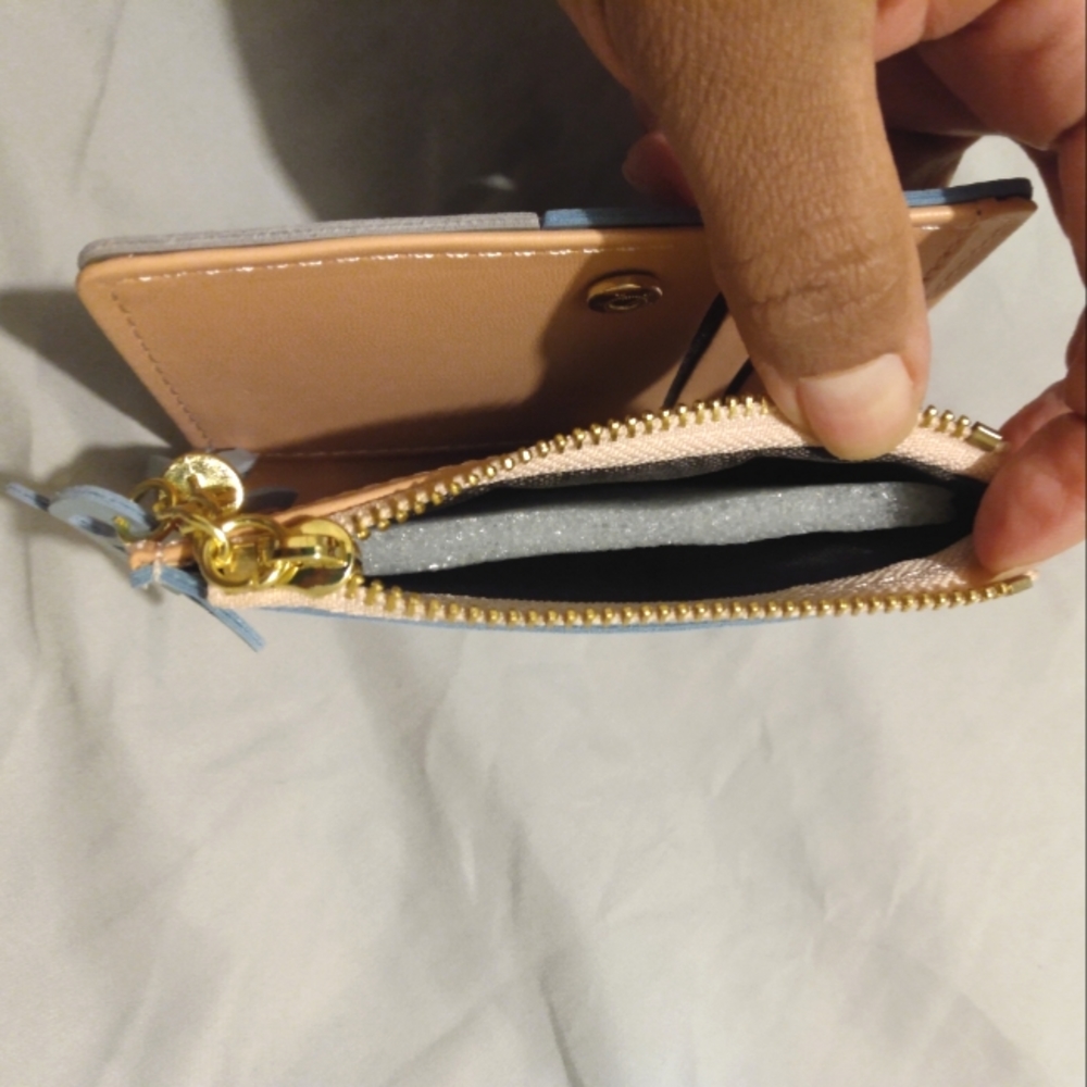 Color Block Coin Wallet - Picture 2 of 4